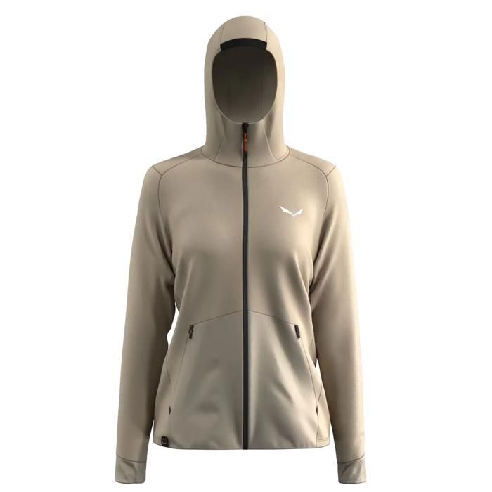 Veste à capuche femme Salewa Puez Merino - quicksand Veste à capuche femme Salewa Puez Merino - quicksand