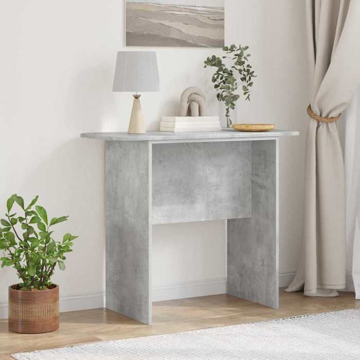 vidaXL Table console Gris béton 93 x 40 x 75 cm Bois dingénierie 891153