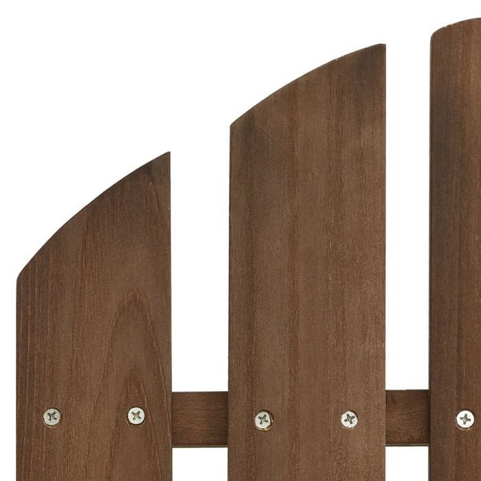 Chaise à bascule de jardin - 1 PLACE - de jardin - 1 PLACE - Bois Marron CC2500