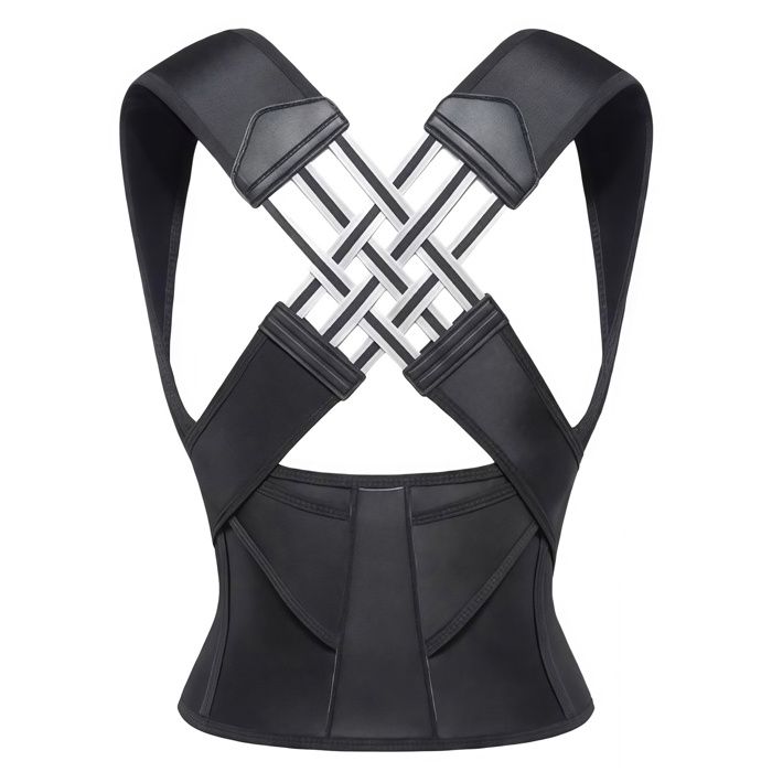 Correcteur de posture - Fenvox - 25x30x3cm xxxl usure invisible soutien du dos correcteur posture bretelles élargies réglable redr