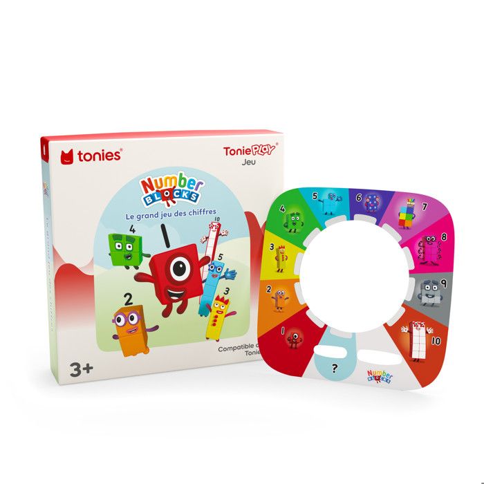 Jeu Tonieplay - TONIES® - Le grand jeu des chiffres - Histoire interactive - 20 aventures (env. 230 min) - 3–9 ans