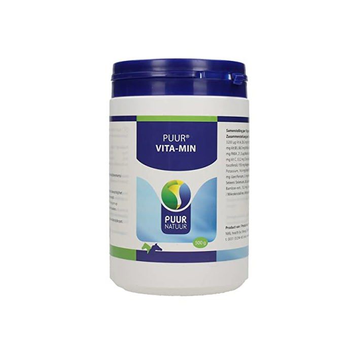 Complément alimentaire - PUUR - Vita-Min - Cheval/Chien - Algues marines - 500 g Complément alimentaire - PUUR - Vita-Min - Cheval/Chien - Algues marines - 500 g