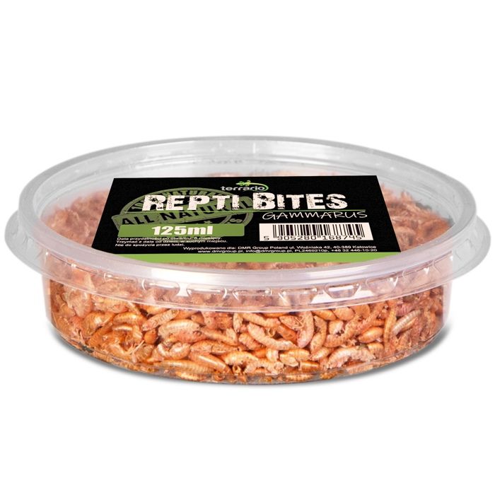 Aliment Terrario pour reptiles et amphibiens gammares séchés protéines 125 ml