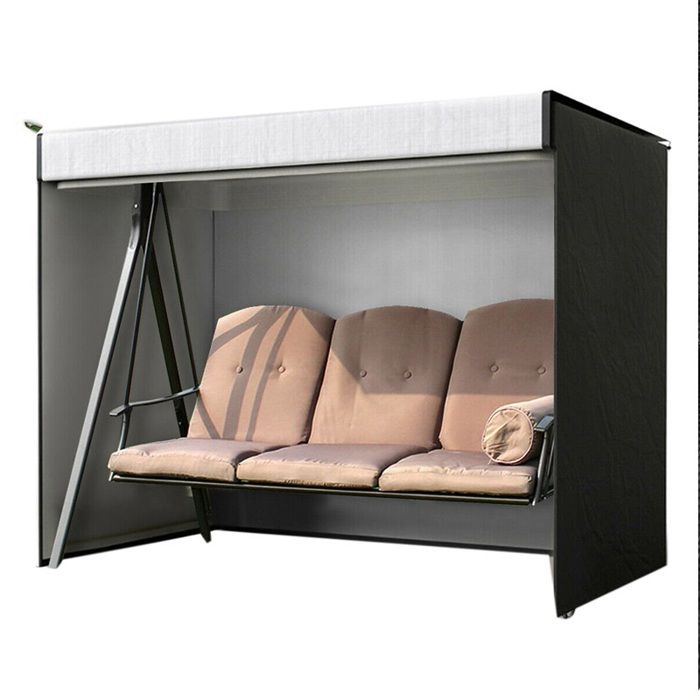 Housse pour balançoire de jardin 3 places 420D imperméable 220x125x170 cm Housse pour balançoire de jardin 3 places 420D imperméable 220x125x170 cm