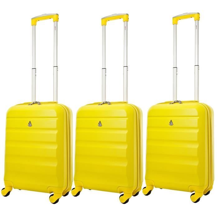 Valise Pas Cher Valise Rigide Noir CANNES Bagage A Main Rigide