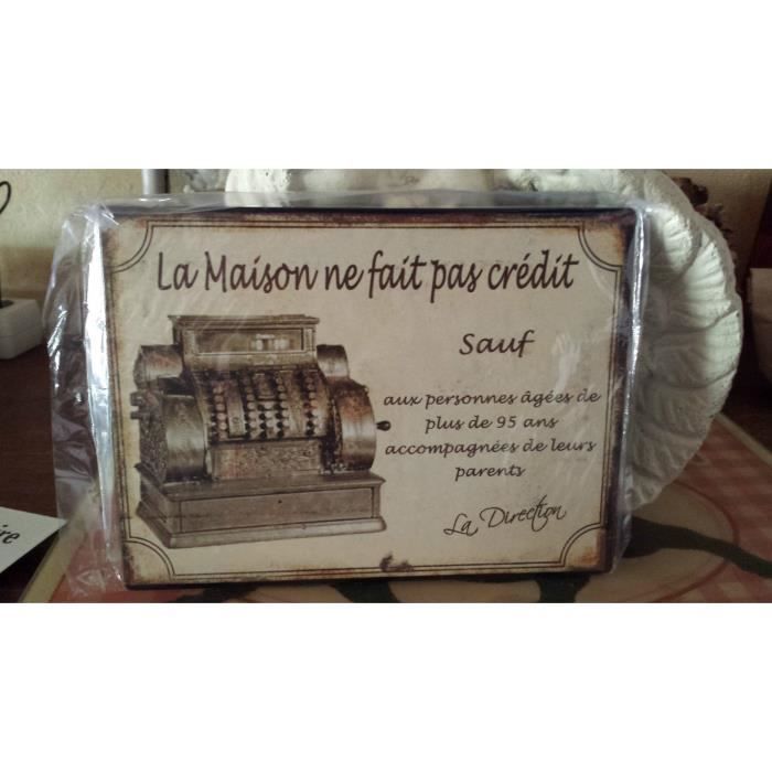 Plaque La Maison Ne Fait Pas Achat Vente Horloge Pendule Cdiscount Notre équipe vous accompagne et vous obtient les solutions les plus adaptées, aux meilleures conditions quand vous n'arrivez plus à faire face à vos échéances ou qu'elles vous empêchent de réaliser un nouveau projet, le la maison du crédit en quelques chiffres. plaque la maison ne fait pas