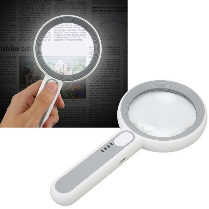 Loupe 5X à Main Libérée - Design Ergonomique Loupe 5X à Main Libérée - Design Ergonomique