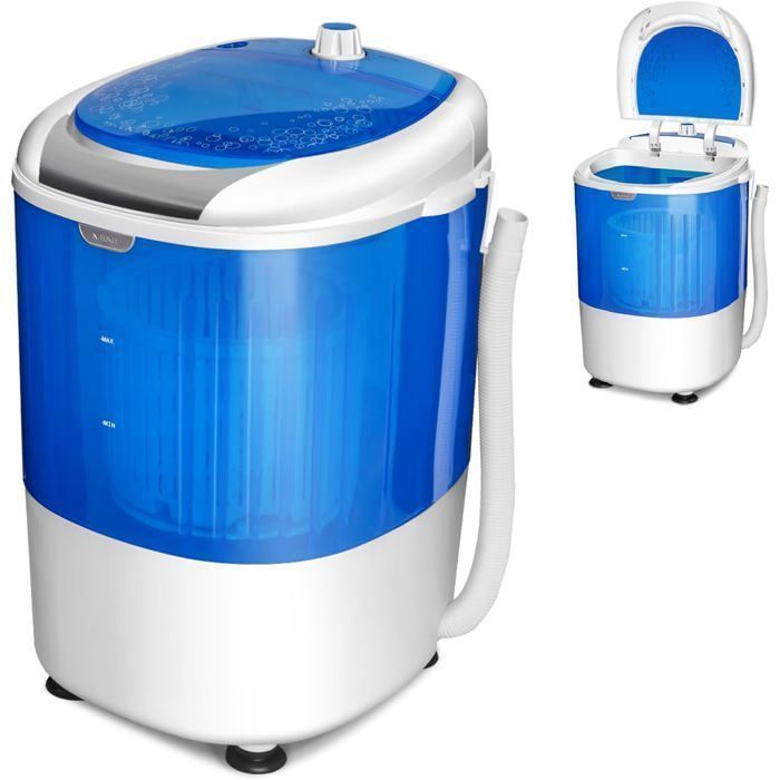 Machine à Laver 170W COSTWAY-Essoreuse à Cuve Unique 25 KG Portable-Fonction de Chronométrage-Semi Automatique-Appartement