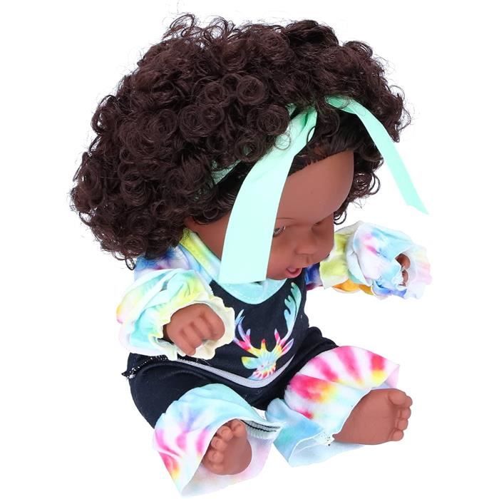Poupee Fille Noire Poupee Noire Imulee Changer De Coiffure Fille Africaine Poupees Bebe Poupee Avec Yeux Acryliques Pour Cade 639 Cdiscount Jeux Jouets
