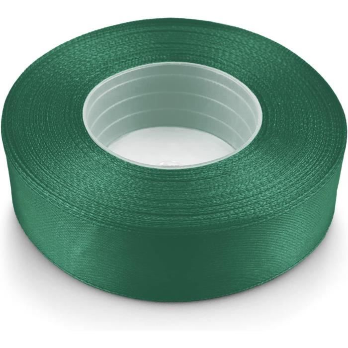 Ruban Mabella Vert Sapin Avec Liseret Or X 2,5 M. | Matériel D'art Floral Et Conseils Pour La Décoration Florale