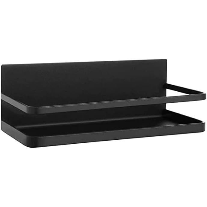 Étagère Magnétique Pour Réfrigérateur Avec Plateau Bois - 2 Pièces, Support 10 Kg - Porte-épices Et Fruits - 3