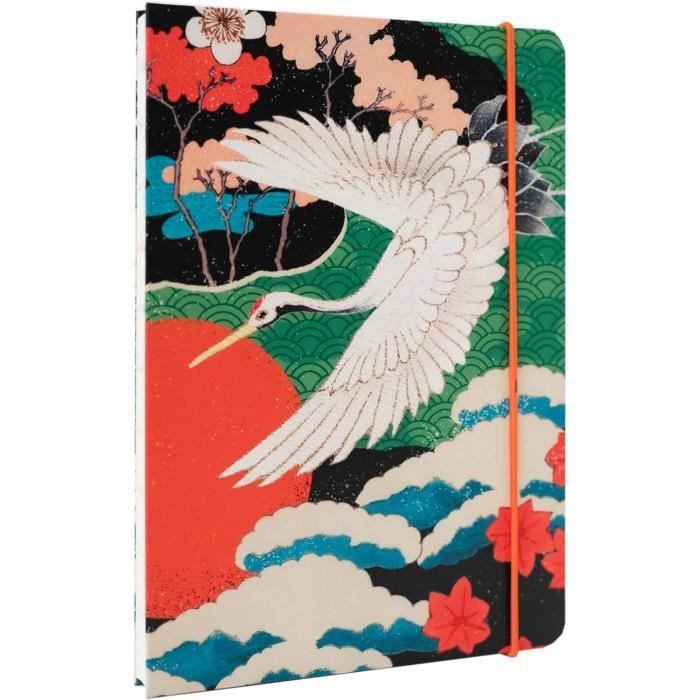 Carnet A4 Pointillés Silvine – 160 Pages Ivoire 90 G/m², Couverture Rigide Noire, Élastique & Poche – Idéal Bullet Journal & Notes