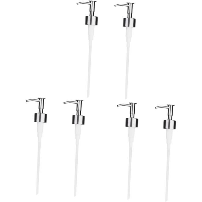 Flacons Pompe Verre Mat - Lot De 6 - 50 Ml - Pour Crèmes, Cosmétiques