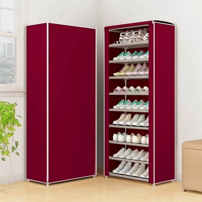 Armoire à Chaussures, étagère à Chaussures, Anti-poussière, 6 étages
