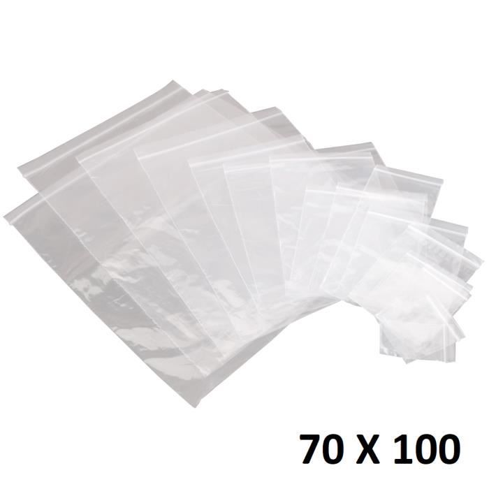 Sachet Zip Transparent 60X80mm par 100