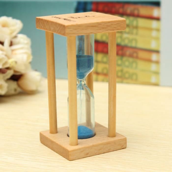 LIOOBO 3 en 1 Minuteur Sable Transparent sablier Horloge /à Sable pour Cuisine Domestique 3 4 5 Minutes