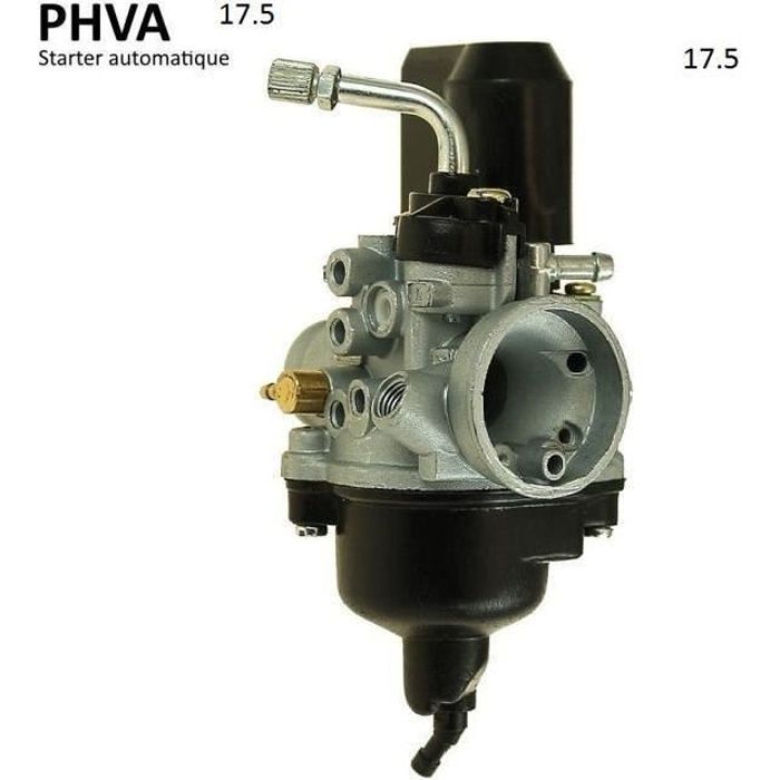 Carburateur 17.5 PHVA starter électrique pour piaggio zip 2 temps