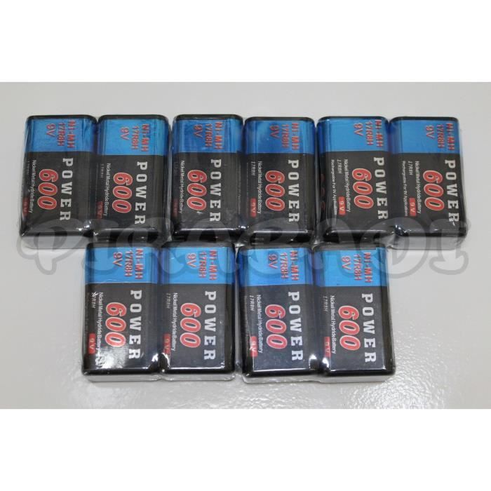 Lot De 2 Piles Rechargeables AA 3800 MAh – Ni-MH, Neuves, Fabriquées En France