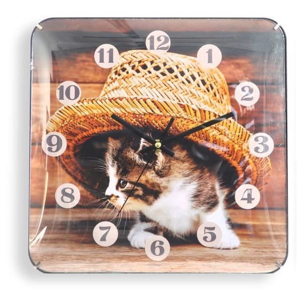 Horloge chat noir assis - Le Bois'Art de Tinou Horloge chat noir assis - Le Bois'Art de Tinou