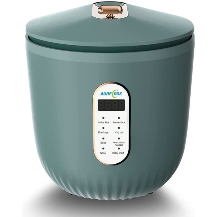 Small Rice Cooker, 4 tasses non cuites (8 pièces) Mini Rice Cooker, 2L ...