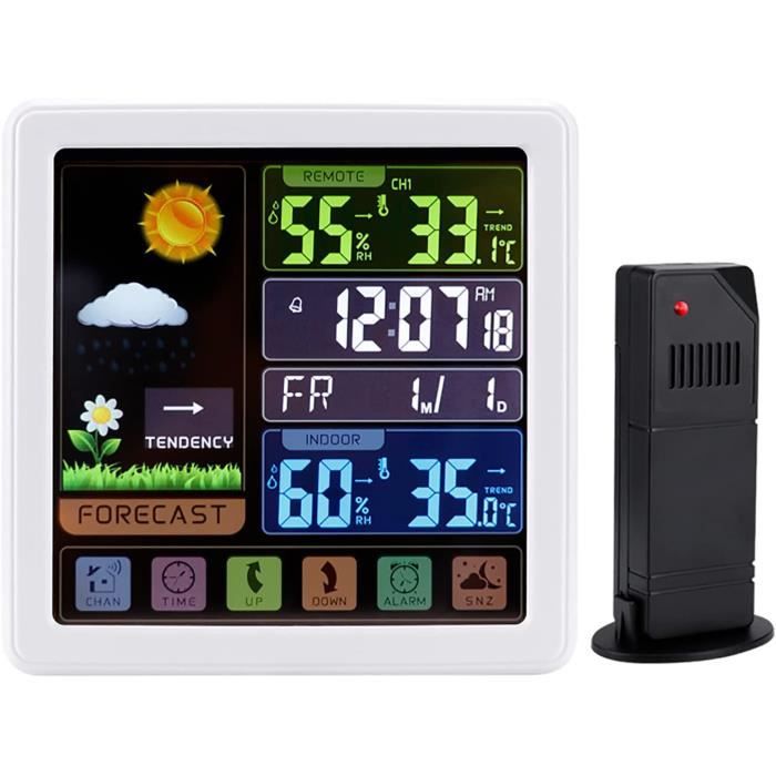 Station Météo Sans Fil SainlogicST – Avec Capteur Extérieur – Livraison Rapide
