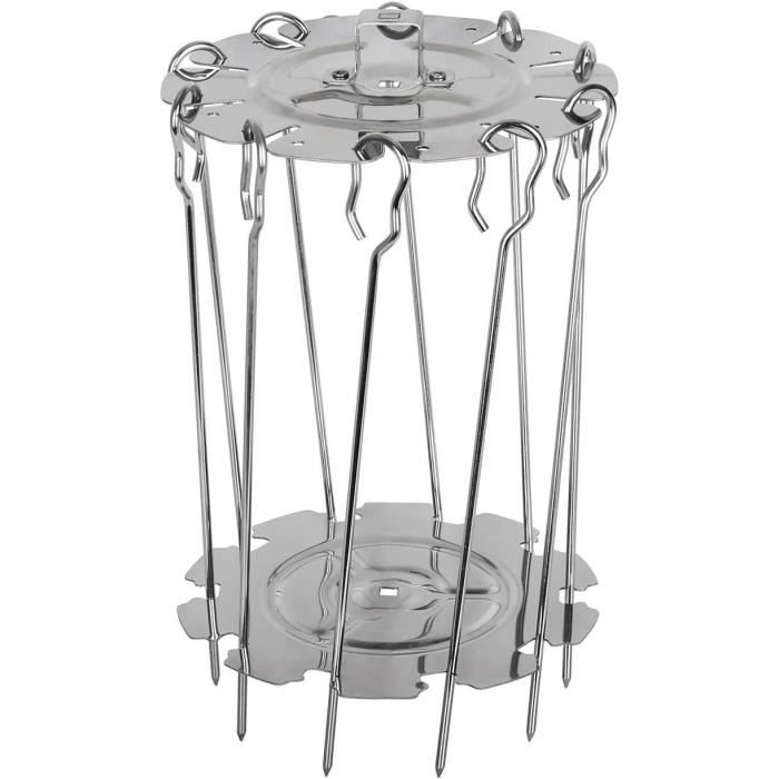 Lot De 10 Vis De Rôtisserie En Acier Inoxydable - Pour Four Et Friteuse à Air, Fixation Sécurisée De La Broche