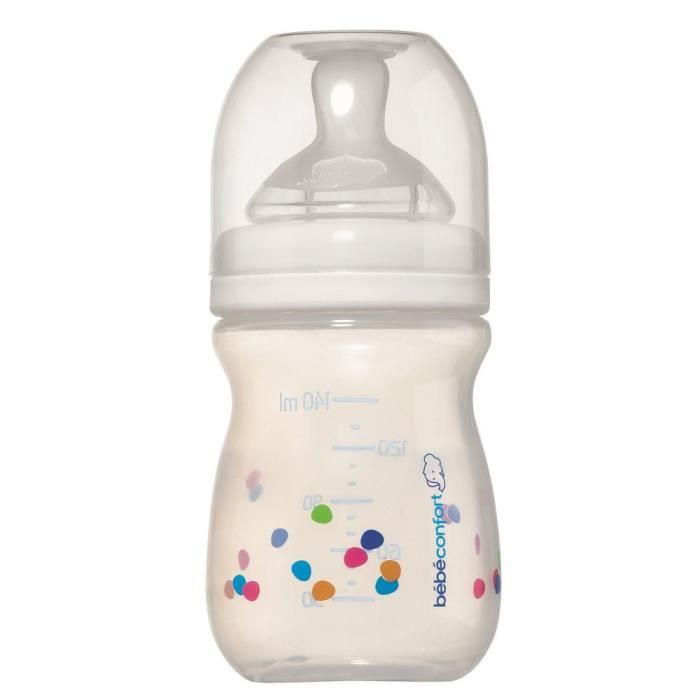 Bebe Confort Biberon 140ml Tetine T1 Debit Lent Cdiscount Puericulture Eveil Bebe