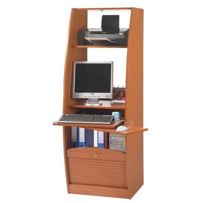 Armoire Informatique Style Contemporain Decor Merisier L 60 Cm Achat Vente Armoire De Bureau Armoire Informatique Style Contemporain Decor Merisier L 60 Cm Cdiscount