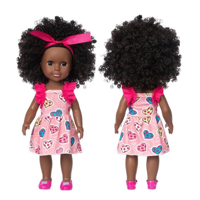 Bebe Noir Africain Noir Mignon Boucle Noir 35cm Vinyle Bebe Jouet Poupee 585 Cdiscount Jeux Jouets