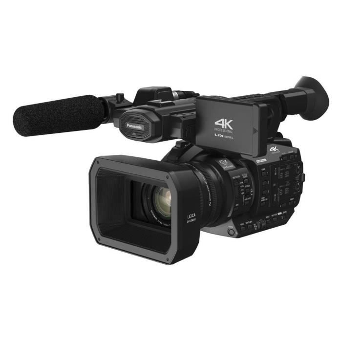 Caméscope Panasonic AG-UX90 4K Ultra HD Noir - 18MP MOS - Professionnel - 15x Zoom optique