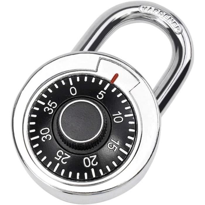 Cadenas avec combinaison à 4 chiffres en acier inoxydable 70 mm - 926157 - Silverline