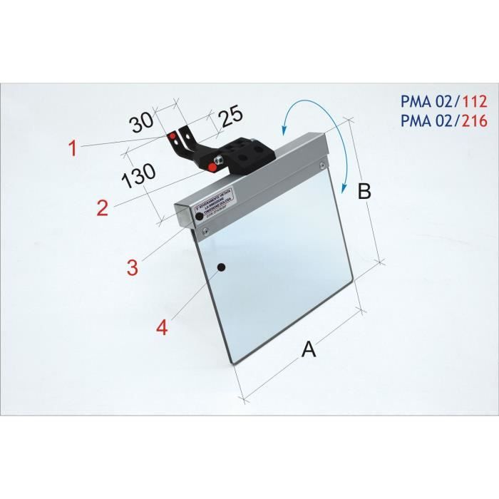 Écran de protection pour tourets à meuler MW-Mach