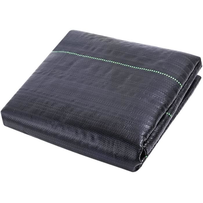 Feutre Anti-mauvaises Herbes 40 M² - 50 G/m², Résistant Aux UV, Avec 50 Ancrages De Sol - 12