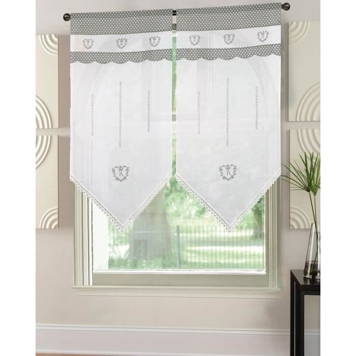 Rideau Voilage Gris 2 60