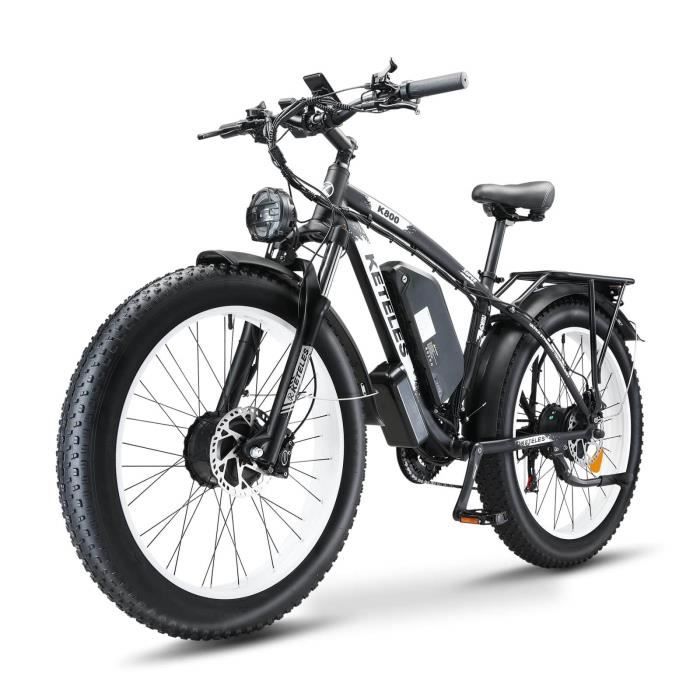 Keteles K800 Bleu 2000w double moteur vélo électrique 23AH batterie électrique Écran couleur 26\