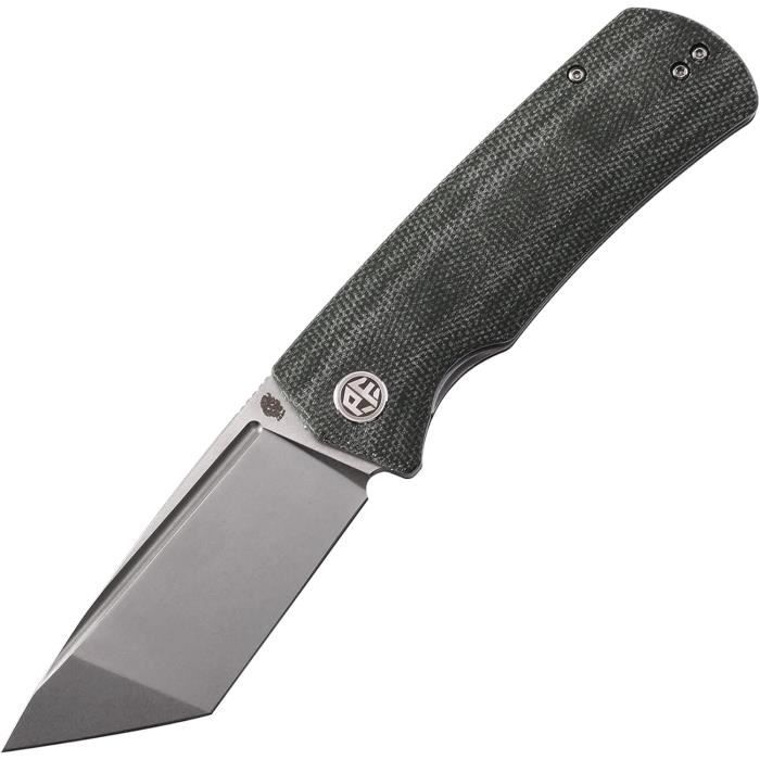 Couteau Pliant Sitivien ST132 - Lame Acier D2 Et Manche Micarta Marron
