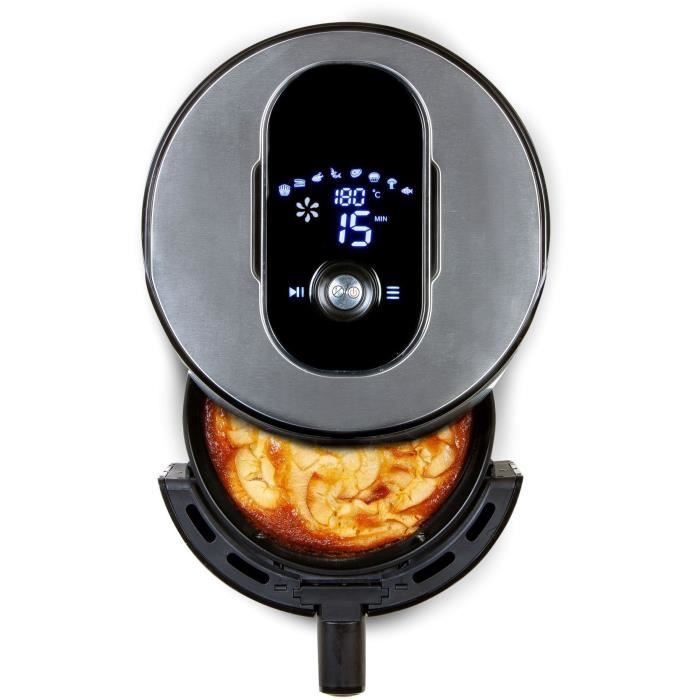 DOMO DO530FR - Deli-Fryer 4L - Friteuse à air chaud - 1,2kg - 80° à 200°C - 8 programmes - Minuterie 60min - Ecran LCD