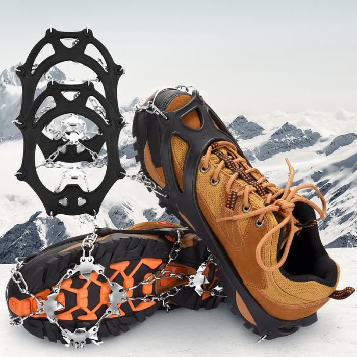 Crampons De Chaussures Antidérapants Pour La Neige, Crampons