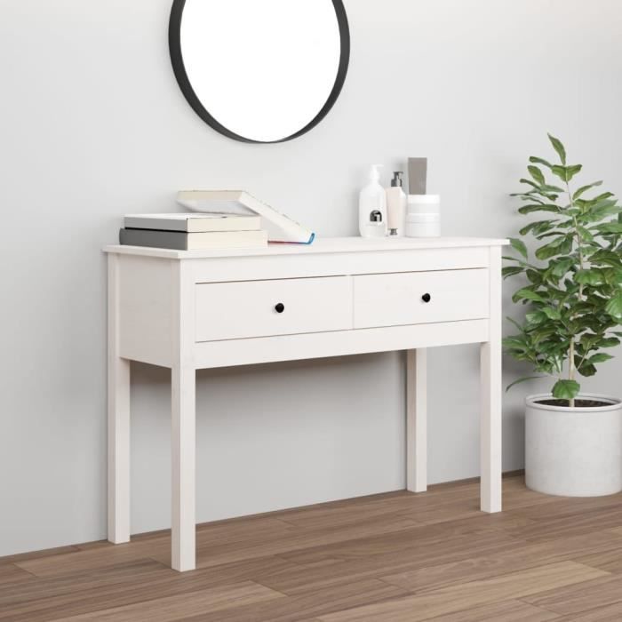 Table console 100x35x75 cm bois de manguier massif brut | Leroy Merlin Table console 100x35x75 cm bois de manguier massif brut | Leroy Merlin
