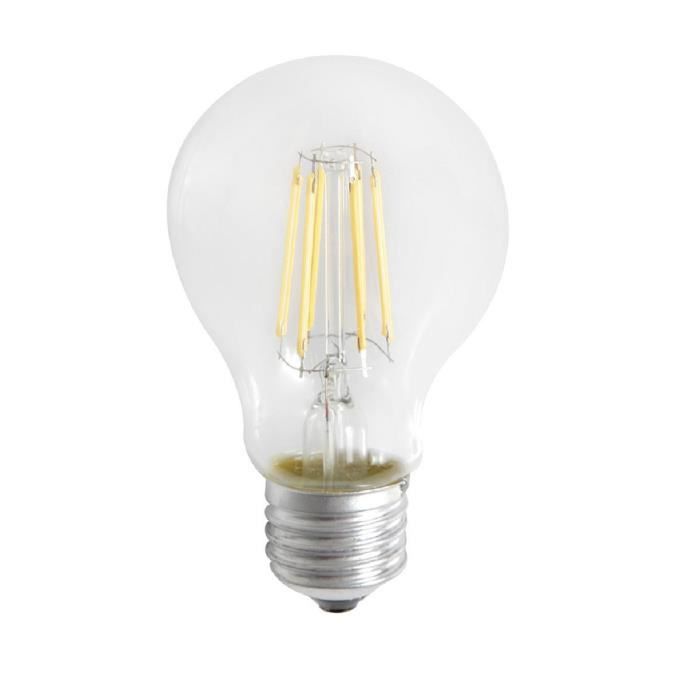 EXPERT LINE Ampoule LED E27 SMD à filament 6 W équivalent à 51 W blanc chaud