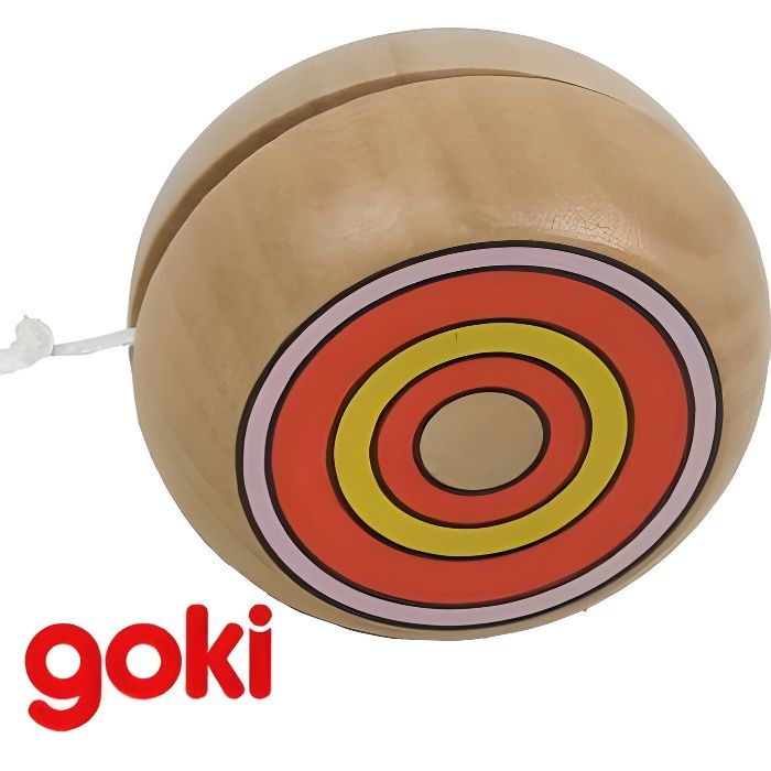 Goki Yo-yo anneaux colorés 4,80 cm jeu dadresse Enfant 4 ans Rose 