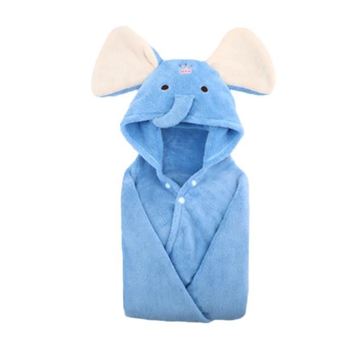 Peignoir De Bain Enfant HOMELEVEL - Capuche, Poches, Ceinture - Blanc - Neuf Avec étiquettes