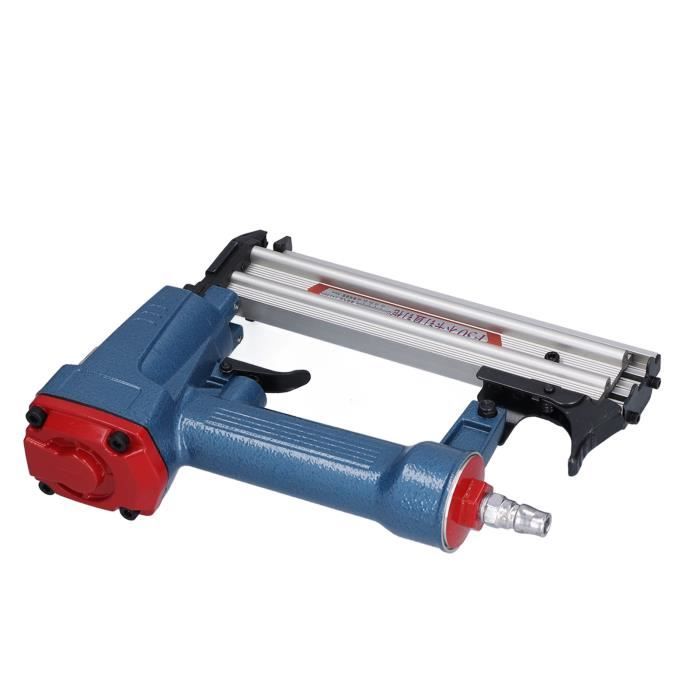 Kit Pistolet à Clous Pneumatique – Puissant, Avec Clous – Fonctionne Sur Air Comprimé