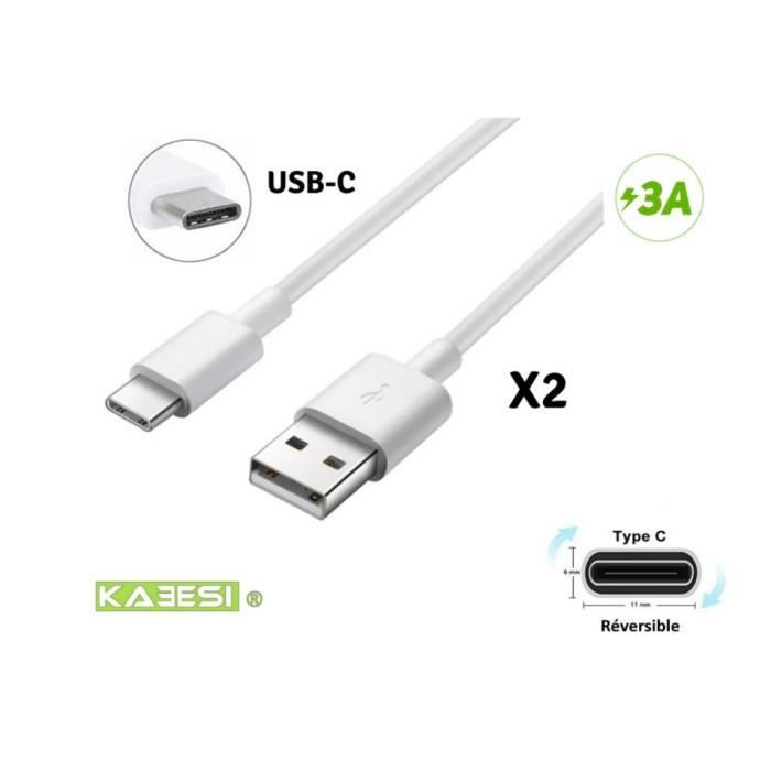 Cable Chargeur Usb Type-C Specifique Charge Rapide 3A Pour Samsung Galaxy  A51 A71 S10 Lite -KAEESI® - Cdiscount Téléphonie