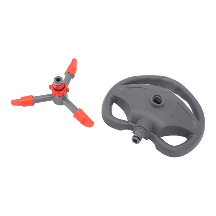 Arroseur Trépied 360° Réglable KIMISS - Pour Jardin, Pelouse - Hauteur Et Distance Personnalisables - Acier Inoxydable Et Plastique - 2