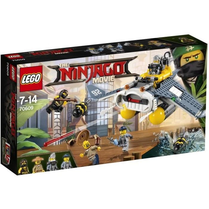 Acheter LEGO® Ninjago Movie 70609 Le Bombardier Raie Manta Reconditionné - 49,90 € LEGO® Ninjago Movie 70609 Le Bombardier Raie Manta Reconditionné - Lego reconditionné disponible sur Cdiscount Seconde Vie