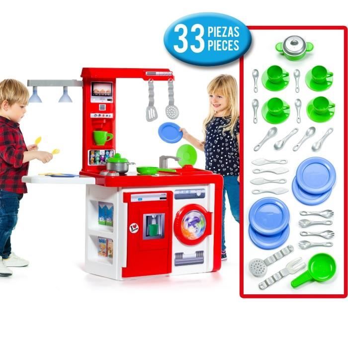 Cuisine pour enfants Molto Cuisine avec lampe + Set de