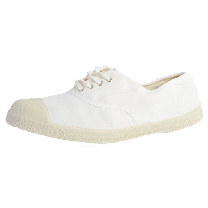 Bensimon Tennis Basse - BENSIMON - H15004 - Blanc - Homme - Lacets plats