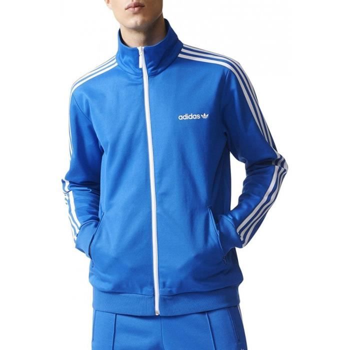 veste adidas bleu et jaune