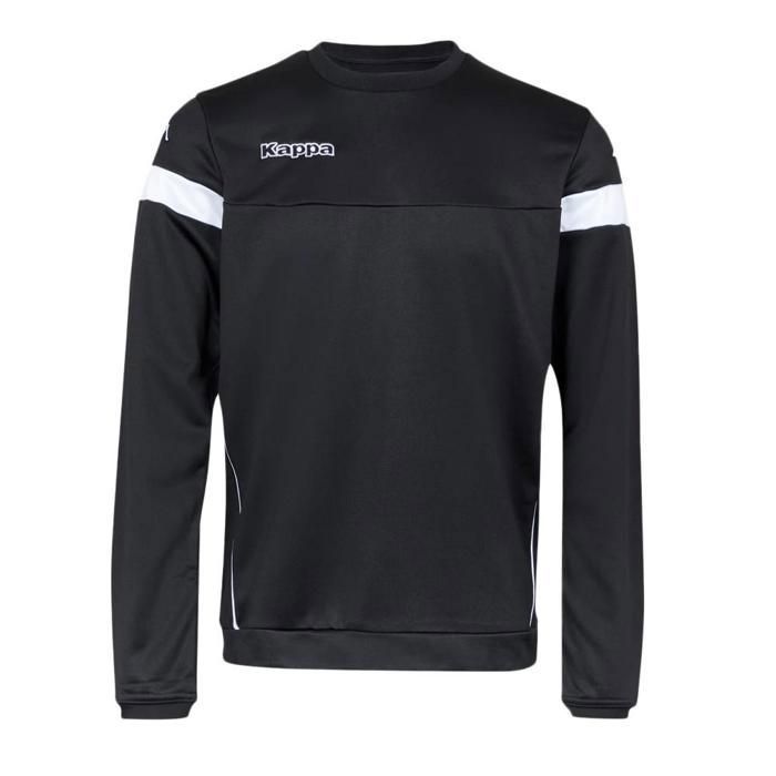 Sweat junior - Kappa - Lido - Noir/blanc - Multisport - Enfant